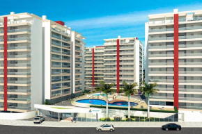 Apartamento com vista para o mar e sacada gourmet